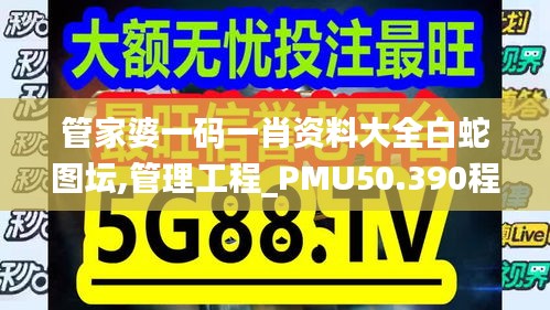 管家婆一码一肖资料大全白蛇图坛,管理工程_PMU50.390程序版