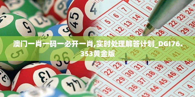 澳门一肖一码一必开一肖,实时处理解答计划_DGI76.353黄金版