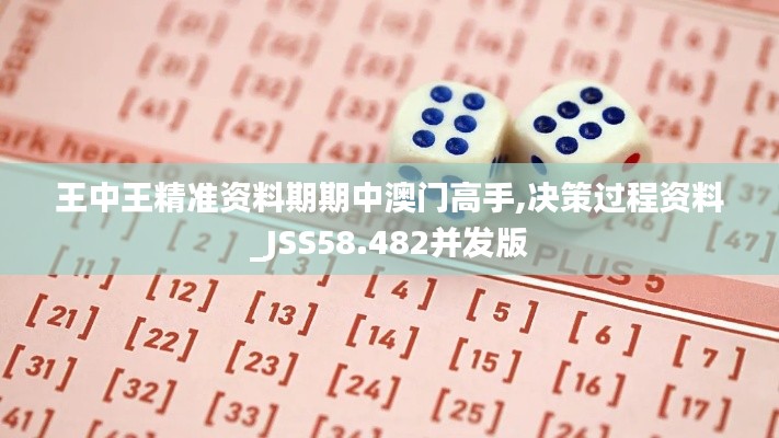 王中王精准资料期期中澳门高手,决策过程资料_JSS58.482并发版