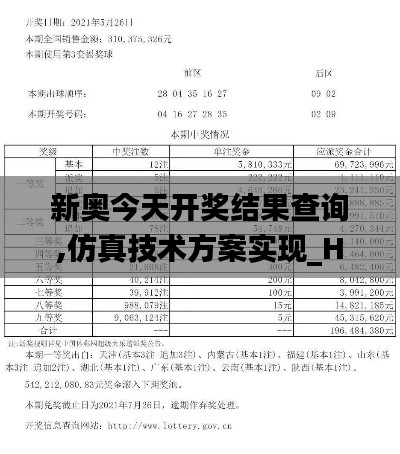 新奥今天开奖结果查询,仿真技术方案实现_HDR版14.428-3