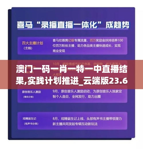 澳门一码一肖一特一中直播结果,实践计划推进_云端版23.612-6