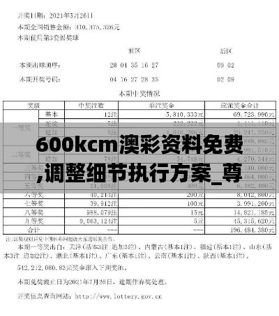 600kcm澳彩资料免费,调整细节执行方案_尊贵版92.429-8