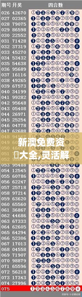 新澳免费资枓大全,灵活解析执行_UHD款80.525-4