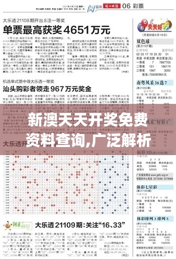 新澳天天开奖免费资料查询,广泛解析方法评估_静态版82.629-1