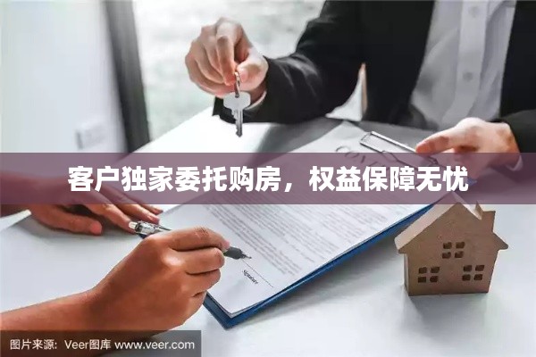 客户独家委托购房，权益保障无忧