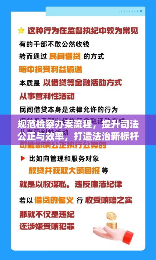 规范检察办案流程，提升司法公正与效率，打造法治新标杆