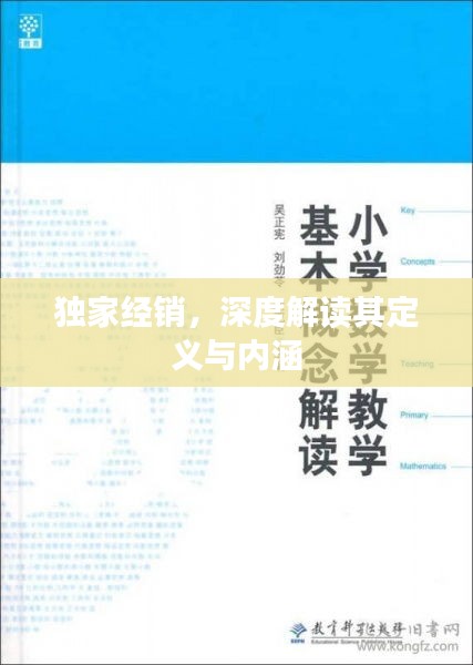 独家经销，深度解读其定义与内涵