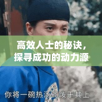 高效人士的秘诀，探寻成功的动力源泉，激发无限潜能！