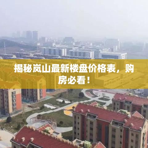 揭秘岚山最新楼盘价格表，购房必看！