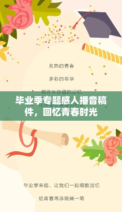 毕业季专题感人播音稿件，回忆青春时光