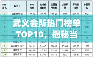 武义会所热门榜单TOP10，揭秘当地最受欢迎的场所