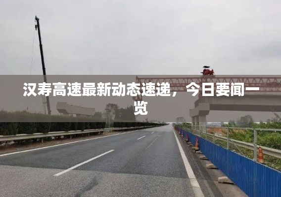 汉寿高速最新动态速递，今日要闻一览