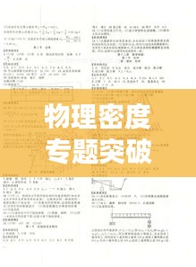 物理密度专题突破，高效训练学案揭秘