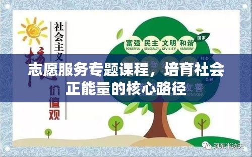 志愿服务专题课程，培育社会正能量的核心路径