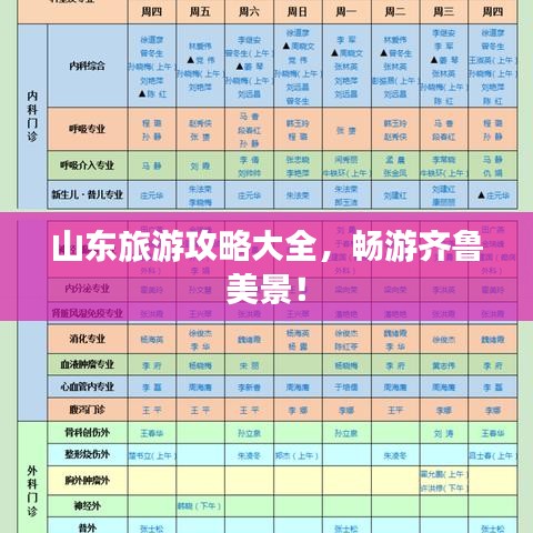 山东旅游攻略大全，畅游齐鲁美景！