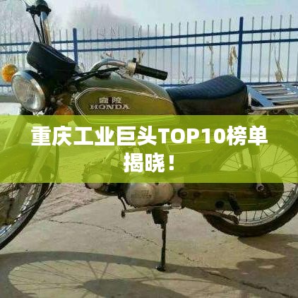 重庆工业巨头TOP10榜单揭晓！