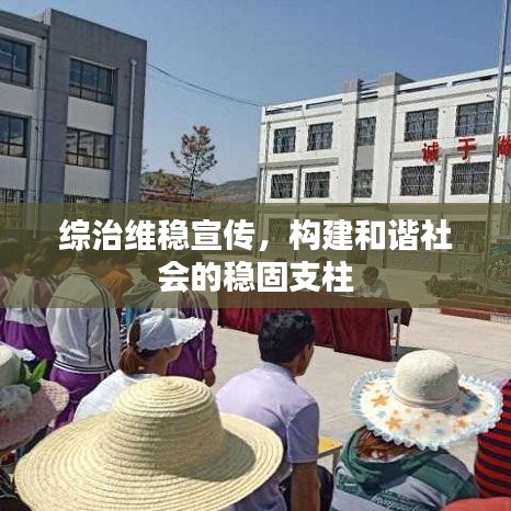 综治维稳宣传，构建和谐社会的稳固支柱