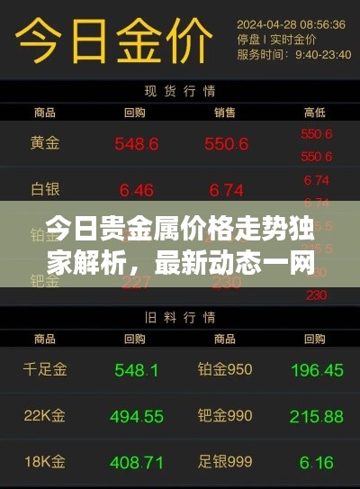 今日贵金属价格走势独家解析，最新动态一网打尽！