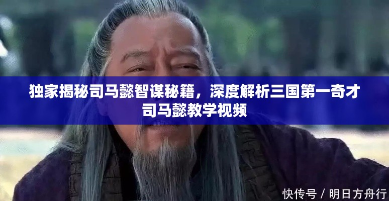 独家揭秘司马懿智谋秘籍，深度解析三国第一奇才司马懿教学视频