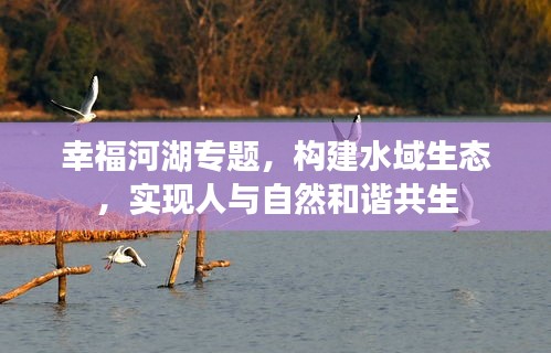 幸福河湖专题，构建水域生态，实现人与自然和谐共生