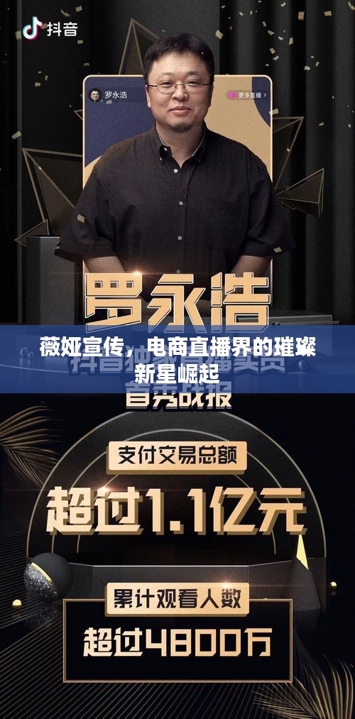 薇娅宣传，电商直播界的璀璨新星崛起