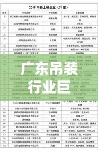 广东吊装行业巨头揭秘，十大公司排名榜单！