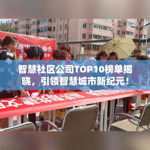 智慧社区公司TOP10榜单揭晓，引领智慧城市新纪元！