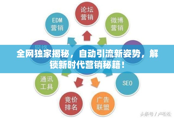 全网独家揭秘，自动引流新姿势，解锁新时代营销秘籍！