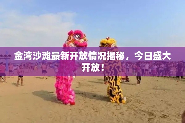 金湾沙滩最新开放情况揭秘，今日盛大开放！